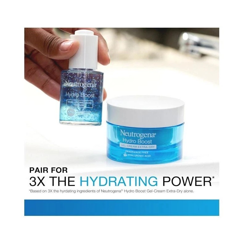 Neutrogena Hydro Boost Hyaluronic Acid Serum For Face, Lightweight Daily