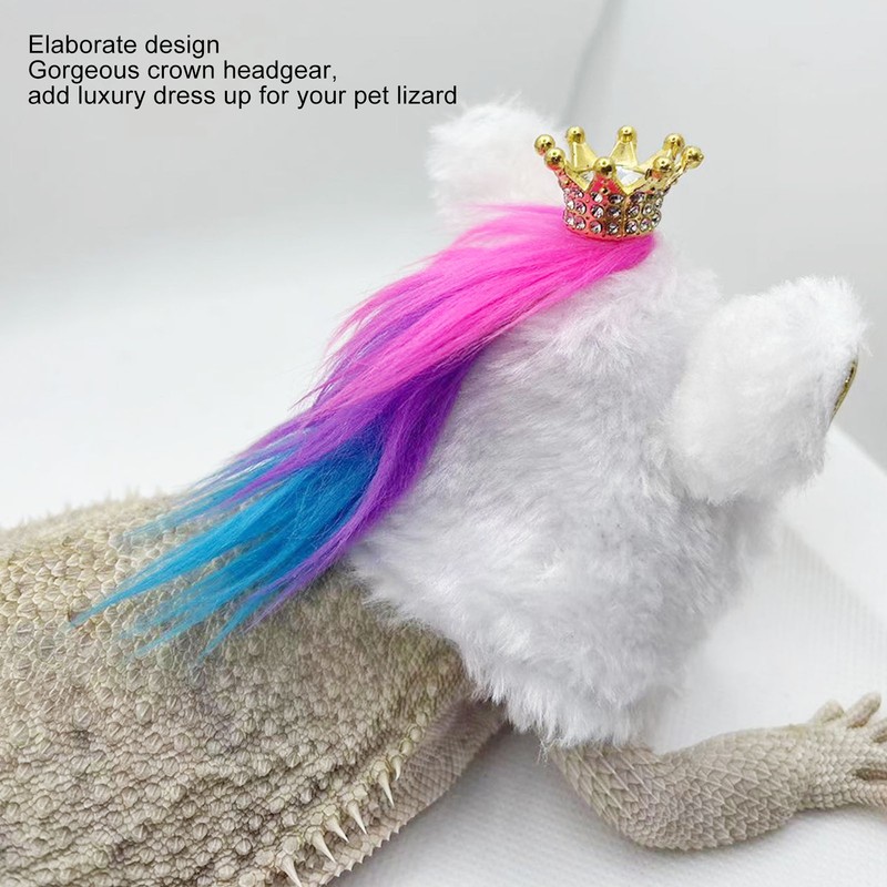 Pet Lizard Hat Soft Cotton Comfortable Attractive Pet Reptile Costume