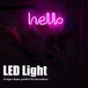 Unique Hello English Letter Shape LED Light Decorative Light for