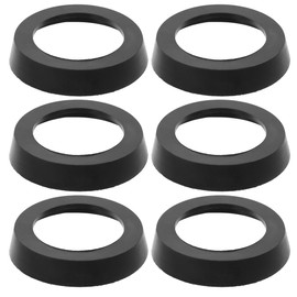 IWOWHERO Hand-Pressure Pump Leather Bowl 6Pcs Replacement Seal Cup for Water Hand Pump Durable Rubber Design for Old Fashioned well Pumps