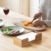 Paper Towel Dispenser Countertop, Acacia Wood Folded Paper Hand Towel