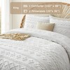 Oli Anderson White King Comforter Set Tufted Bedding Sets King