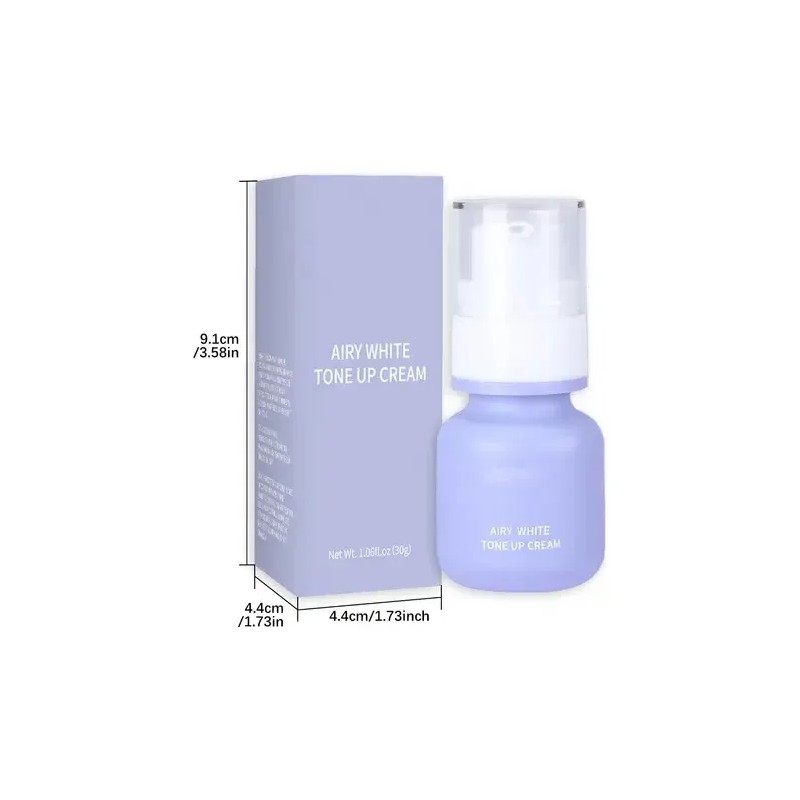 Facial Airy White Tone-up 30 G Hidratante - Brillo,duradero