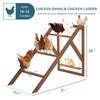 PETSFIT Chicken Perch for Pet's Healthy and Happy,4 Chicken Roosting