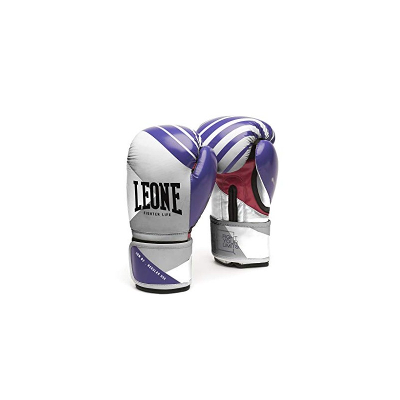 LEONE 1947 Fighter Life Ladies Purple Gloves 10oz