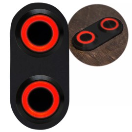 Gilbertsons Machine Shop Daytona Black Billet Switches Red LED Illumination - Power Windows Door Locks