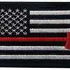 Rocking Planet US Flag with Firefighter Axe Embroidered Tactical Morale
