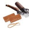Motorcycle Hand Grip Cover Fiber Simulated Leather Anti Slip Retro