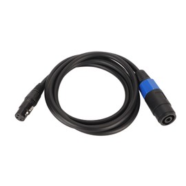Professional Speaker Cable 5.9ft Long PVC Female to XLR Female Oxygen Free Copper Amplifier Connection Cord for Stage