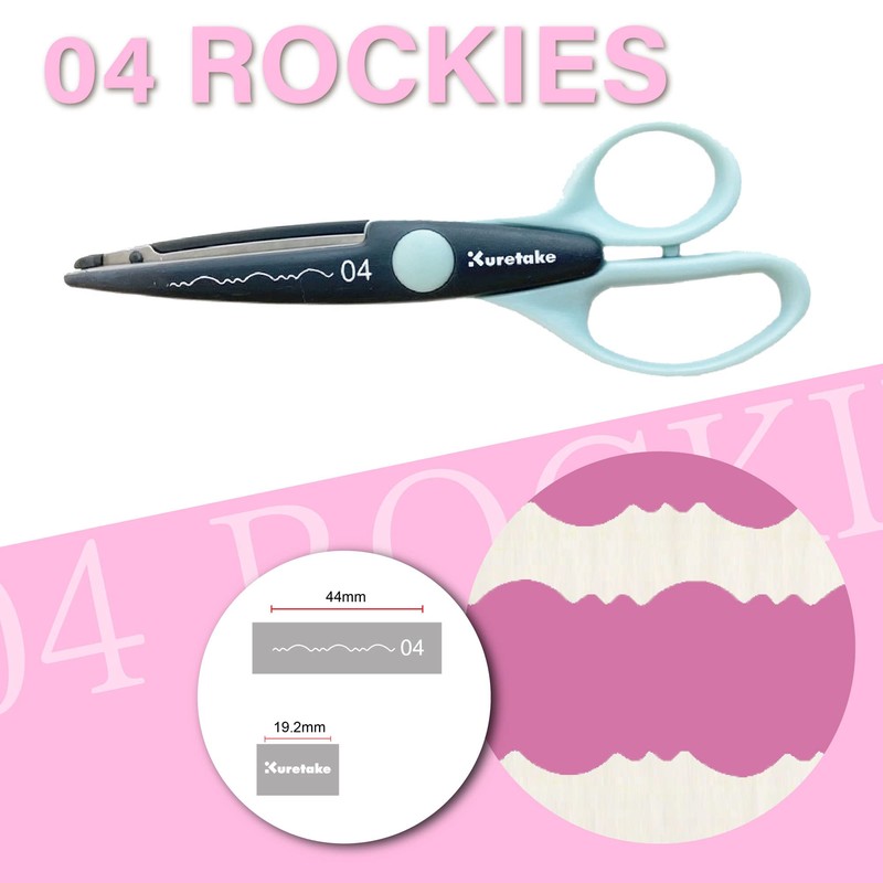 Kuretake KU230-4 Scissors Craft Scissors 04 Rockies