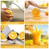 Lunaanda Lemon Squeezer, Citrus Juicer, Stainless Steel Juicer, Manual Hand