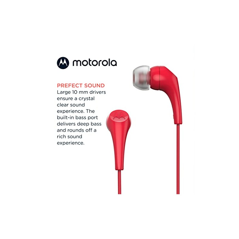 Motorola Sound Motorola Earbuds 2S Audífonos con Micrófono Manos Libres