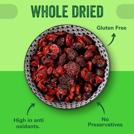 Dried Cranberries Original 2 Pound (32 oz) Batch Tested Gluten & Peanut Free | Resealable Bag | High in Antioxidant | Great for Salads, Cooking and Mixes | Sweetened