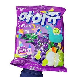 Crown Maiju Grape Apple 284g x 2 / 크라운 마이쮸 포도사과 284g x 2개