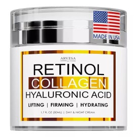 Arvesa Crema Facial Retinol Con Colágeno Ácido Hialurónico