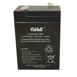 Casil CA640 6v 4ah battery for deer feeder exit sign battery 6v emergency light battery pegperego 6v battery power Wheels 6v battery deer feeder battery 6v (LFP630 (LiFePO4 Battery))