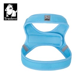 WINHYEPET Truelove Step-in Dog Harness Soft Mesh Reflective Breathable Dog Harness, Easy Walk Harness with Safety Buckle for Extra Small and Small Dogs, Vest Harness TLH3013(Sky Blue, XS)