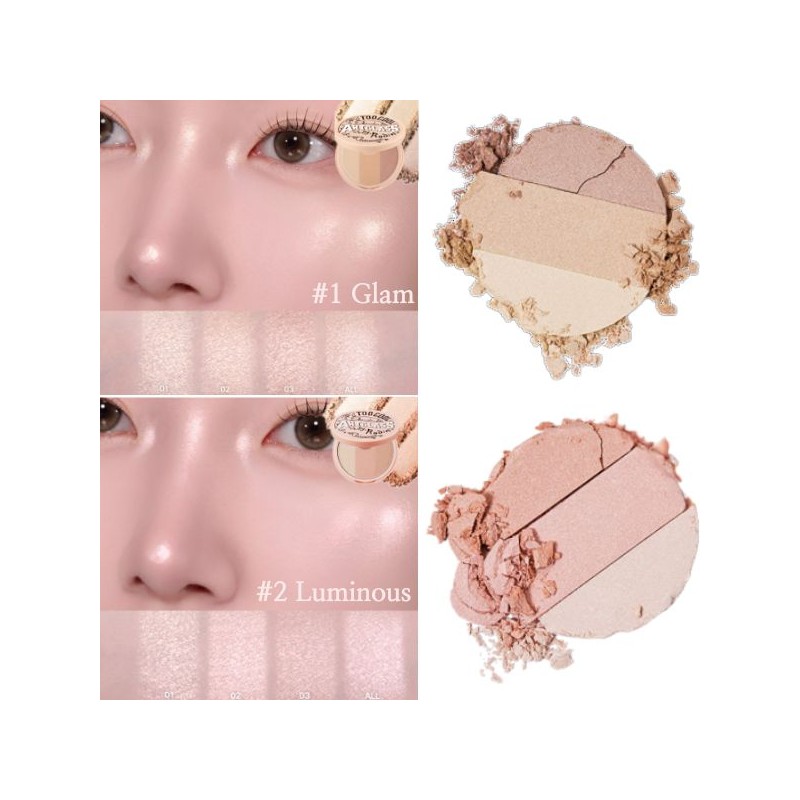 TOO COOL FOR SCHOOL By Rodin Highlighter Enlumineur 11g, Color:01