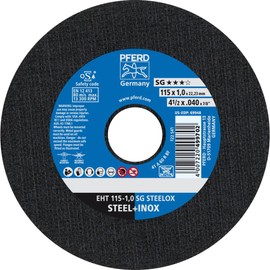 Pferd EHT1151,0A60RSGINOX A60RSG-I Cut-Off Wheel, Multi-Colour, 115 x 1.0 mm