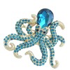 Sindary BZ083 - Broche de pulpo de animales (4,5 cm),