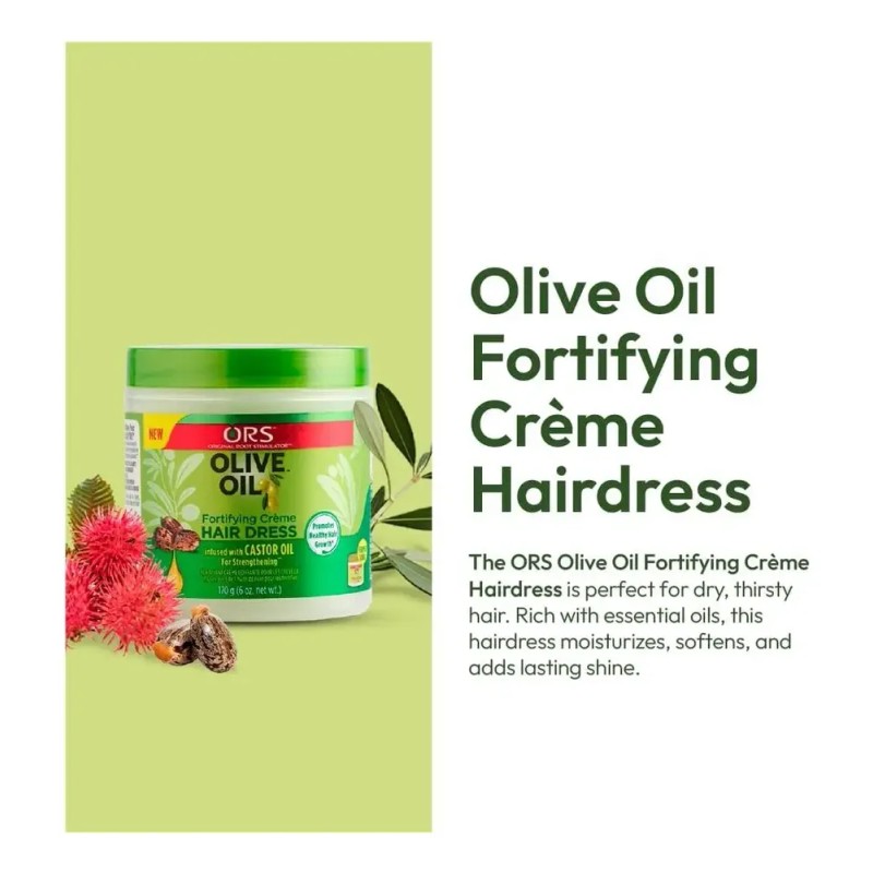 Ors Crema Fortificante De Aceite De Oliva Para El Cabello