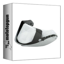 Scorpion helmet visor exo-491 kdf14-3 silver mirrored mototopgun 56-526-69
