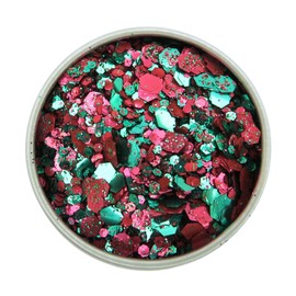 Eco Friendly Biodegradable Glitter for Face and Body - Glitter Makeup Sparkle - Loose Festive Glitter in a 6g Pot (Santa Baby)