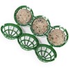 Jacobi Jayne BB-1 BasketBall Hanging Bird, Suet Ball Feeder, Green,