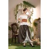 SCARLET DARKNESS Women's Renaissance Skirt with Ruffle Lace Hem High