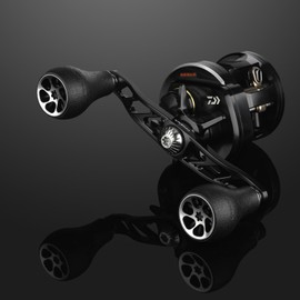 GOMEXUS Power Handle 8x5mm Compatible for Shimano Tranx 300 400 Daiwa Lexa Low Profile Baitcasting Reel Handle