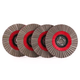 4Set 5" Diamond Flap Disc Grinding Sanding Wheels - Sander Tile Stone Marble Concrete Granite Ceramics Glass 1Pcs