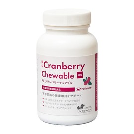 PE Cranberry Chewable, 60 Tablets for Dogs and Cats