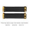 Alomejor 1 Pair Bicycle Handlebar Grips Lightweight Rubber Handlebar Cover