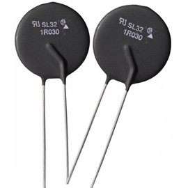 Ametherm SL32 1R030 (Pack of 2) NTC Thermistor, SG379 HVAC, Inrush Current Limiter 1 Ohm Ohm ±20% 1.18" (30mm)