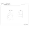 Kingston Brass K171A0 Showerscape Hand Shower Pin Wall Mount Bracket,