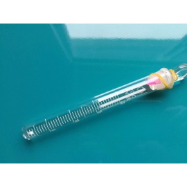 beyondsupply Lab TEST TUBE with glass stopper  cap scale line 10ml ( a set of 5)new