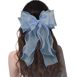 Lolita Style Hair Ornament Ribbon Hairpin, Cute Ribbon Hairpin, Forest Girl, Princess, Bow Knot, Fashionable Lace Ribbon Hair Accessory for Girls, Wedding, School Festival, Cultural Festival, Cosplay