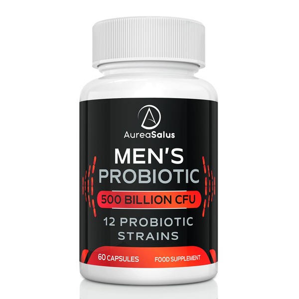 Probiotic for Men, 500 Billion CFU 12 Strains, Men's Probiotic