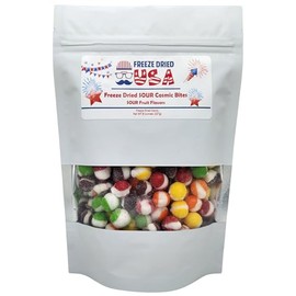 Premium Sour Cosmic Crunch Freeze Dried Candy 8oz - Deliciously Crunchy with Intense Sour Flavor for Snacking & Sharing
