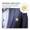 GALPADA Pack of 12 Star Pins Golden Pin Golden Star