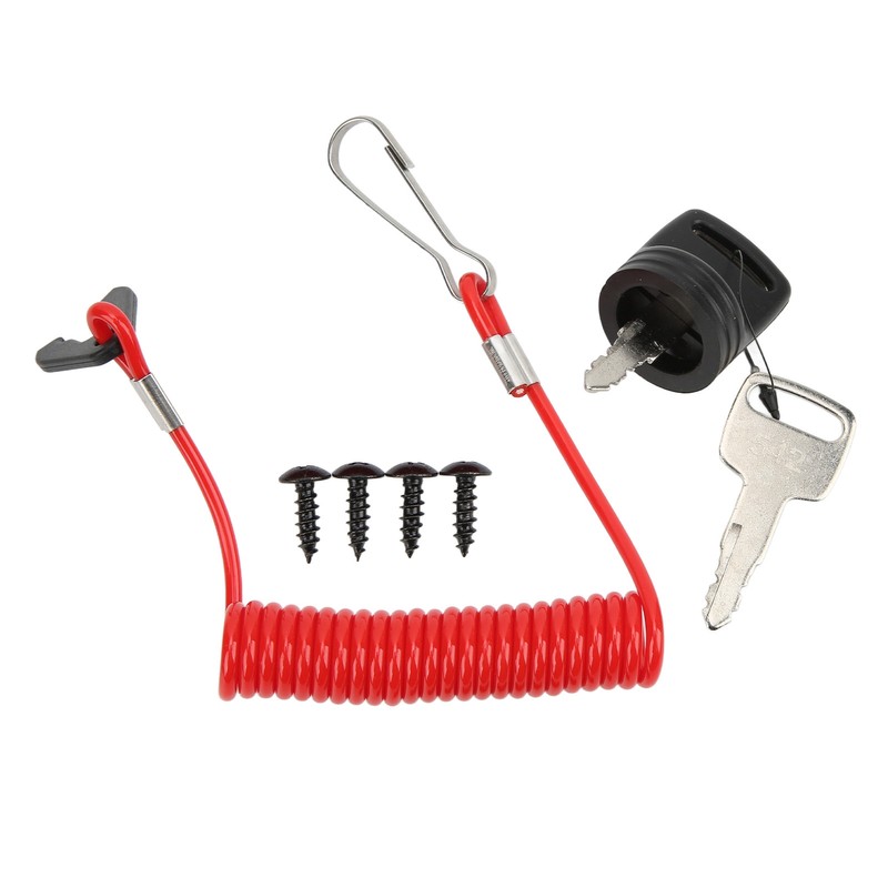 Outboard Engine Ignition Key Switch Panel Assembly 704‑82570‑08‑00 Replacement for