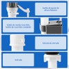 Sapo para Wc,Kit de Reparación de Inodoro,Válvulas de Descarga de