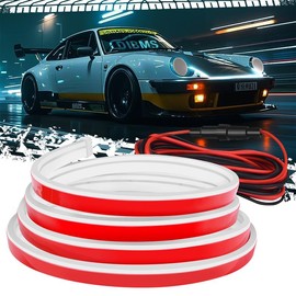 71"  High Brightness car Hood Gap LED Strip, LED Car Ambient Light,Dynamic Scan Activated Design, Daytime Driving Kits, Car Accessories:_White