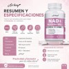 Cápsulas Nad+ Resveratrol 1500mg Frasco 60 Piezas Adulto