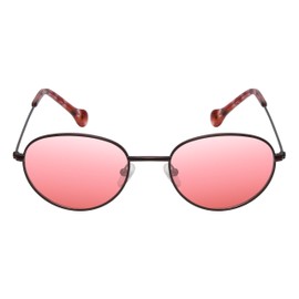 Calabria Taylor Round Pink Tint FL-41 Reading Glasses +3.50 Antique Burgundy Women Blue Light Sensitivity FL41 Readers