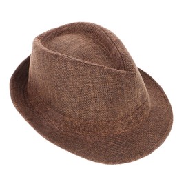 LIFKOME Men Vintage Jazz Hat Lightweight Breathable Outdoor Accessory for Activities for Dance Camping and Hiking Versatile Decorative Leisure Hat for Men and Women Coffee