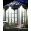 SUPERDANNY Solar Outdoor Flood Lights with 113 Bright LEDs, Motion