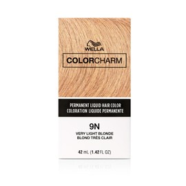 COLORCHARM Permanent Liquid Hair Color for Gray Coverage| 9N Very Light Blonde | 1.4 Fl Oz