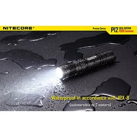 Bundle: Nitecore P12 2015 Edition LED Flashlight 1000 Lumens w/ NCP30 Holster +FREE A&A Pen