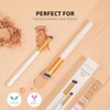 docolor Concealer Brush, 2PCS Angled Concealer Brushes Under Eye Mini